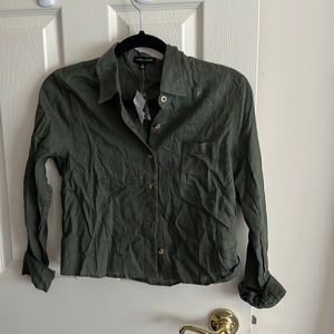 Women’s pacsun Kendall and Kylie collection cropped button down